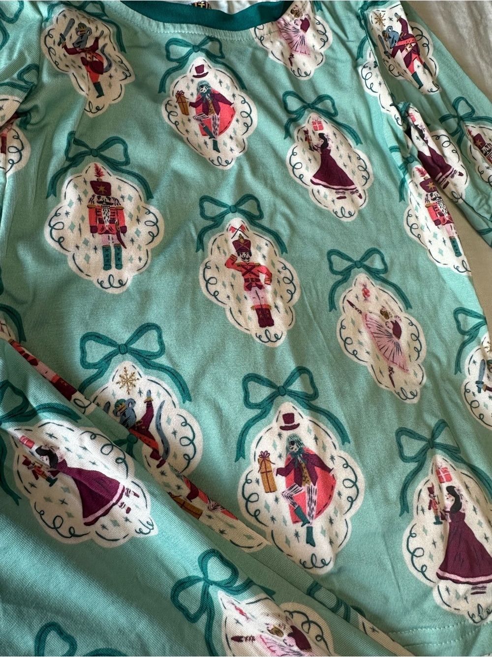 NEW MULTIPLE SIZES 🤍 Mint Green Nutcracker Pajamas